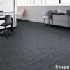 Captured Idea Commercial Carpet Tile 24x24 Inch Carton of 24 Shape Install Quarter Turn