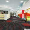Magnify Commercial Carpet Planks 12x48 inch Carton of 14 Crimson school