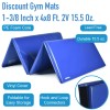 Discount Gym Mats 1-3/8 Inch x 4x8 Ft. 2V 15.5 Oz. infographic