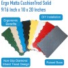 Ergo Matta CushionTred Solid Ergonomic Mats infographic