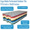 Ergo Matta Perforated Outdoor Tiles infographic