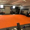 V-Max Artificial Grass Turf orange sled workout room