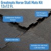 Greatmats Horse Stall Mats 12x12 Ft Kit infographic