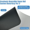Greatmats Reversible Dance Roll Black/Gray per LF infographic