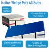 Incline Wedge Mats all sizes infographic