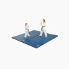 Gymnastic mats for martial arts.