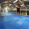 Dog facility using interlocking Agility Mats for flooring