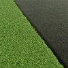 Rubber base with artificial astro turf top tiles with black dbtile