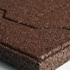 Equine Horse Paver Tile 2x2 Ft 30mm Terra Cotta Corner Close Up Dog Bone Pattern.