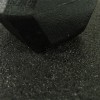 Rolled Rubber Eureka 8 mm Black 25 LF Close up of Dumbbell