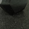 Rolled Rubber Eureka 8 mm Black 25 LF Close up of Dumbbell