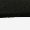 Horizontal Edge of Rolled Rubber Eureka 8 mm Black 25 LF 