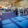 Performance Rally 14.5 mm Rolls Premium Blue weight room with weight benches