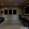 Home theather in Lace Agate of Walk in the Park Peel and Stick Carpet Tiles 3/4 Inch x 18x18 Inches 10 Per Carton