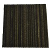 Scraper Recycled Tire Rubber Floor Tiles 3/8 Inch x 11.5x11.5 Inches Case of 25 Full tile