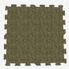 Full Interlocking Mocha Eureka Rubber Gym Tiles 8 mm 90% Color