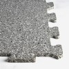 Interlocks Corner Eureka Rubber Gym Tiles 8 mm 90% Color