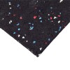 ForceFit West Athletic Rolled Rubber Regrind 8 mm x 4 Ft. Wide Per SF top corner