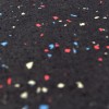 ForceFit West Athletic Rolled Rubber Regrind 8 mm x 4 Ft. Wide Per SF close up angle across