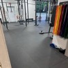 ForceFit Athletic Rolled Rubber Black 1/2 Inch x 4 Ft. Wide Per SF Gym Install