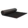Black G-Floor Competition Cheer Roll Out Mat 1-3/8 Inch x 6x42 Ft. half rolled out
