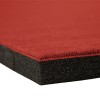 G-Floor Competition Cheer Roll Out Mat 1-3/8 Inch x 6x42 Ft. top and corner in Red