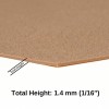 G-Floor Protective Floor Mat Levant Texture 1.4 mm x 5x10 Ft. thickness diagram