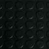G-Floor Coin Tread Garage Floor Roll 75 Mil x 8.6x24 Ft. close up of midnight black