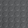 G-Floor Coin Tread Garage Floor Roll 75 Mil x 8.6x24 Ft. close up of slate gray