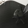 G-Floor Protective Floor Mat Levant Texture 1.4 mm x 5x10 Ft. midnight black for office