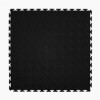 Diamond Top Garage Tile Black or Dark Gray 8 tiles showing black tile.