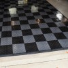 border ramps used on garage flooring tiles