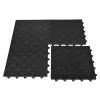 Interlocking Garage Floor Tiles Black and Gray