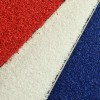 Drill Turf Max Artificial Grass Turf Colors 5mm Padded 3/4 Inch x 15 Ft. Wide Per SF red, white and blue