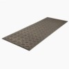 Ground Protection Mats 3x8 Ft Black top view on white background