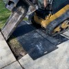 Gmats Ground Protection Mat Skid steer lifting concrete on constructions mats