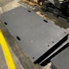 Ground Protection Mats 2x8 ft Black Smooth