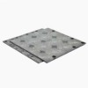 Matrax Light Duty Pedestrian Composite Mat 4x4 Ft ld gray full-ang.