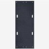 TrakMat Ground Cover Mat 3 ft x 8 ft Black top view on white background