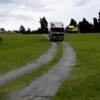 TrakMat Ground Cover Mat 44 in x 8 ft Black Temp Roadway