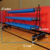 Premium Safety Storage Racks 10 Rollers storage rack dimensions