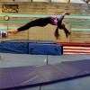 Blue Gymnastics Mats 4x8 Ft x 2 inch 4V 18 oz lay out.