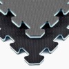 Home Sport and Play Mat 3/4 Inch x 2x2 Ft. corner of black and gray
