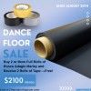 buy 2 full rolls of rosco adagio dance floor and get 2 rolls of tape for free