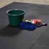Greatmats Horse Stall Mats 12x12 Ft Kit - grooming kit and water bucket 