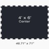 Rubber Horse Stall Mats 4 x 6 ft 34 inch center Center