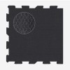 2x2 Ft x 3/4 Inch Interlocking Black Sundance Tiles border tile