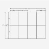 Washbay Ribbed Rubber Mats 1/2 Inch 12x16 Ft Kit Diagram