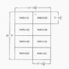 Horse Stall Mats 12x16 Ft Kit Diagram