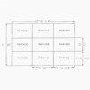 Horse Stall Mats 12x18 Ft Kit Diagram